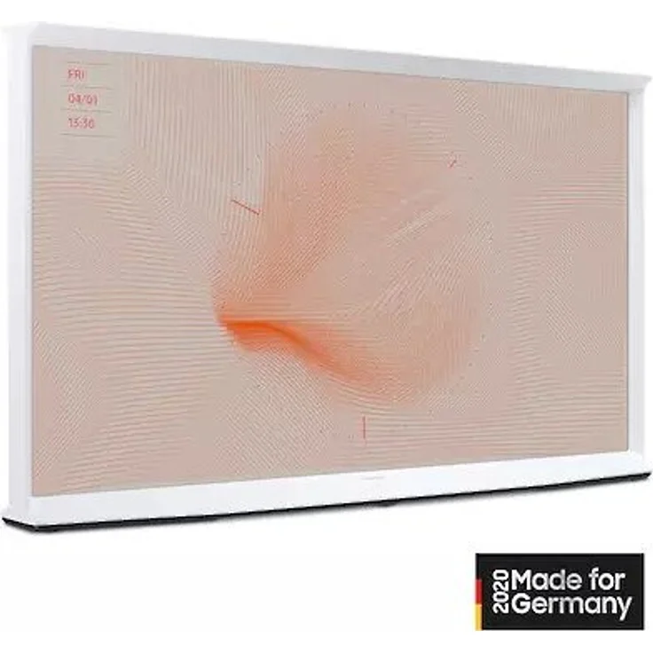 Samsung GQ43LS01TAU The Serif (2020) Cloud White 108 cm (43 Zoll) QLED Smart TV (Ultra HD, HDR, Edge LED) HD-Triple-Tuner (Sat, Antenne, Kabel) Modelljahr 2020 Energieklasse G (DE-Modell) – Bild 3