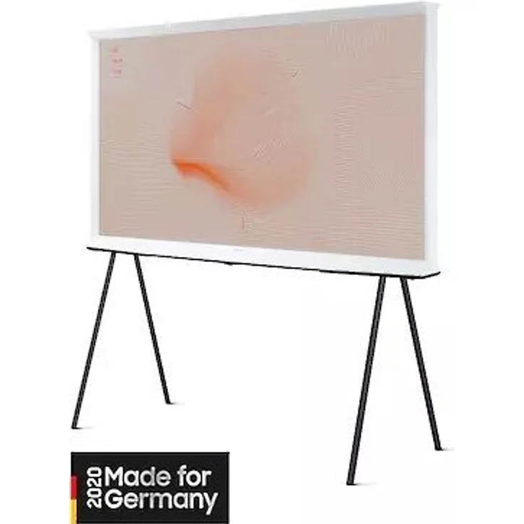 Samsung GQ43LS01TAU The Serif (2020) Cloud White 108 cm (43 Zoll) QLED Smart TV (Ultra HD, HDR, Edge LED) HD-Triple-Tuner (Sat, Antenne, Kabel) Modelljahr 2020 Energieklasse G (DE-Modell) – Bild 2