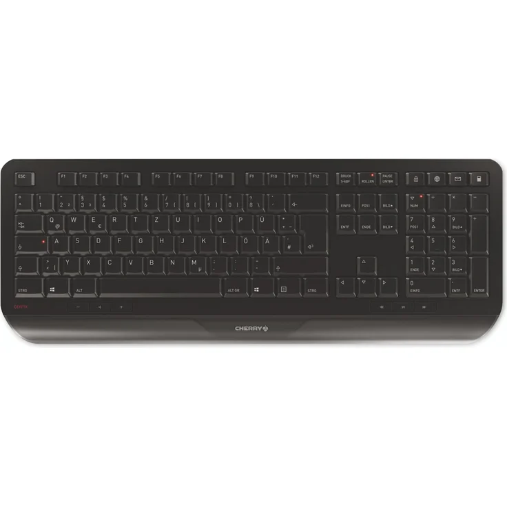CHERRY GENTIX DESKTOP - Tastatur-und-Maus-Set - kabellos - 2.4 GHz - Deutsch QWERTZ - Schwarz (JD-7000DE-2) – Bild 2