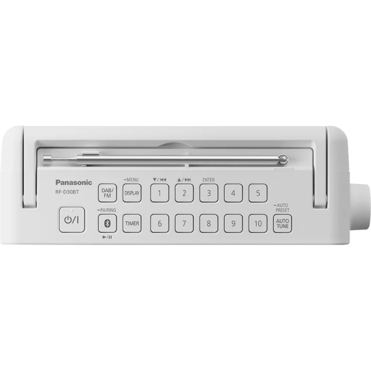 Panasonic RF-D30BTEG-K Digitalradio, weiß – Bild 2
