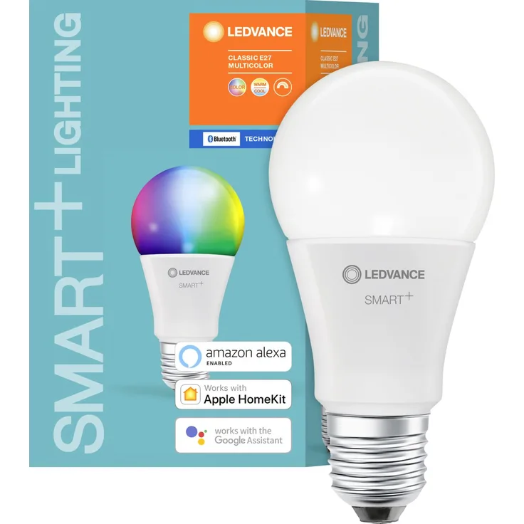 Ledvance SMART+ Classic Multicolour A60 Birne 10W (60W) E27 RGBW BT matt dimmbar