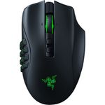 Razer Naga Pro - Modulare kabellose Gaming Maus für MMO, MOBA oder FPS Games mit austauschbaren Seitenteilen (HyperSpeed Wireless, 19 + 1 programmierbare Tasten)