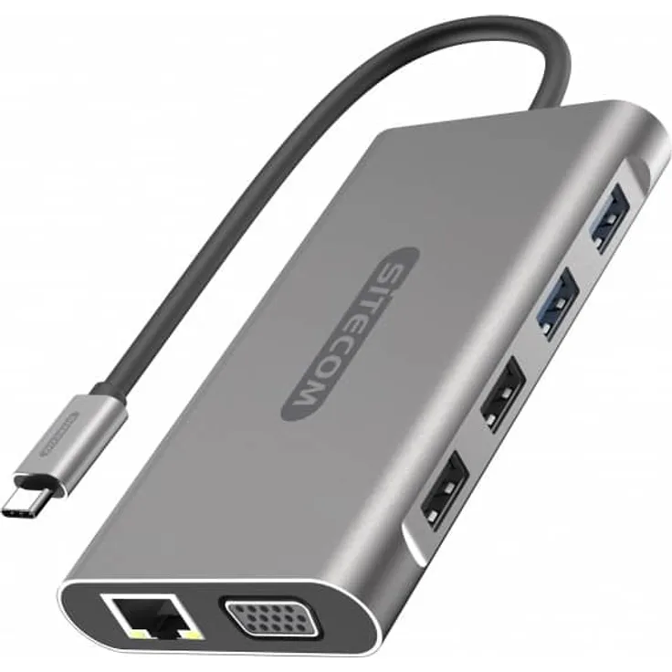 Sitecom CN 390 - Docking Station - USB-C 3.1 - VGA, 2 x HDMI - GigE