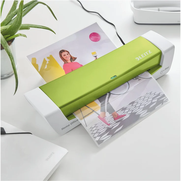 Leitz Laminiergerät iLAM HomeOffice 73680064 DIN A4 weiß grün (73680054) – Bild 5