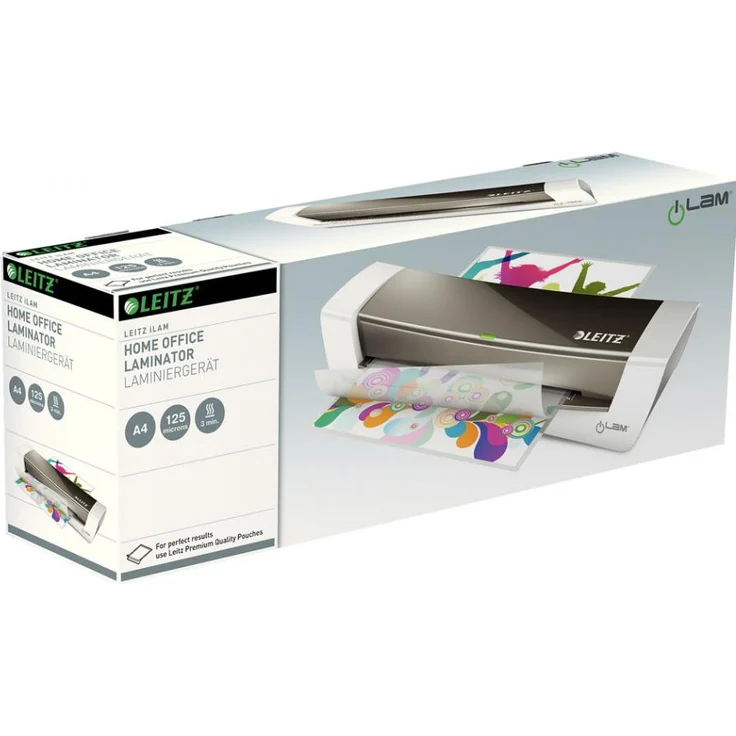Leitz Laminiergerät iLAM HomeOffice 73680064 DIN A4 weiß grün (73680054) – Bild 2