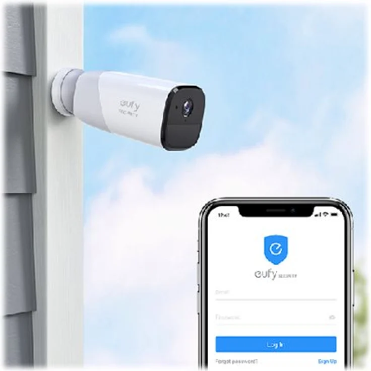 eufy Security eufyCam 2, Doppelset, Kabelloses Sicherheitssystem mit Überwachungskamera, 365 Tage Akku, HD 1080p, IP67 wetterfest, Nachtsicht, kompatibel mit Apple HomeKit, 2-Kamera Set, keine Gebühren, weiß (T88413D2) – Bild 8