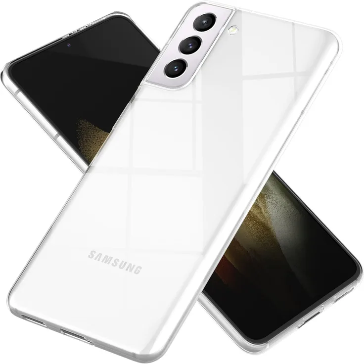 NALIA Handyhülle, geeignet für Samsung Galaxy S21, Durchsichtig Silikon Schutz Bumper, transparent