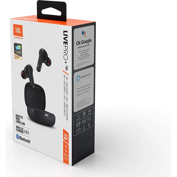 JBL Live Pro+ In-ear True Wireless Kopfhörer Bluetooth mit Noise Cancelling und Mikrofon Schwarz – Bild 10