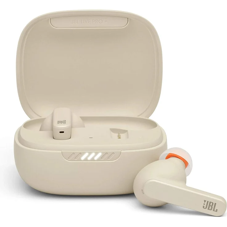 JBL Live Pro+ In-ear True Wireless Kopfhörer Bluetooth mit Noise Cancelling und Mikrofon beige  – Bild 2