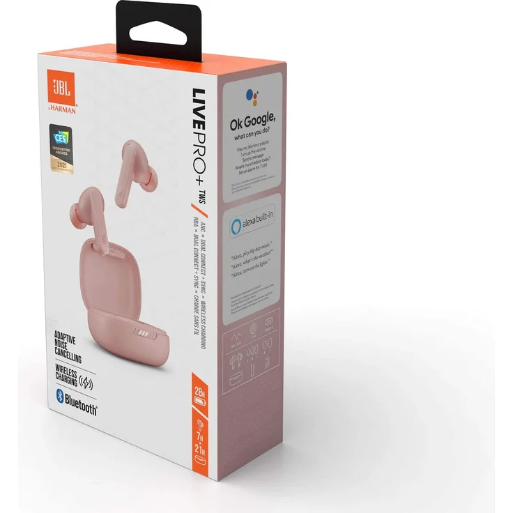 JBL Live Pro+ In-ear True Wireless Kopfhörer Bluetooth mit Noise Cancelling und Mikrofon pink – Bild 11