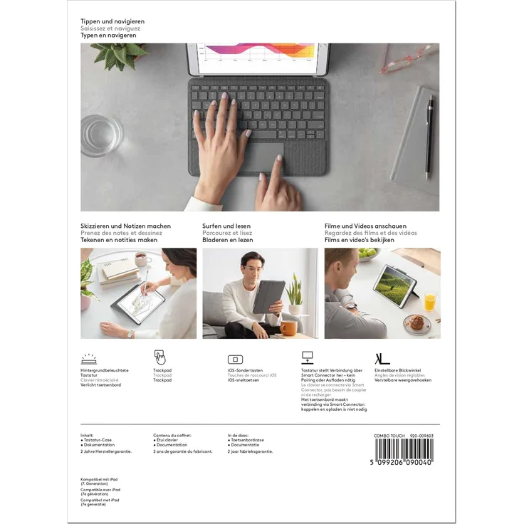 Logitech Combo Touch iPad AIR/iPad PRO – Bild 3