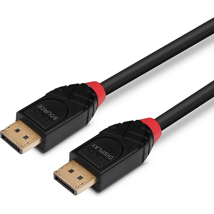 Lindy 10m Aktivkabel DisplayPort 1.4 Baut zuverlässige DisplayPort 1.4 Verbindungen über größere Entfernungen auf (41169)