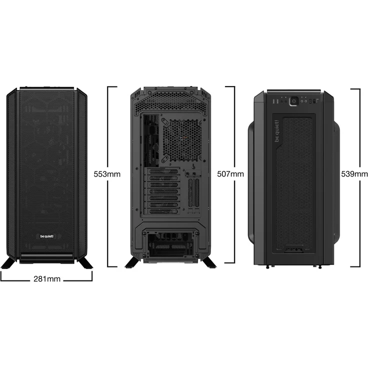 be quiet! SILENT BASE 802 Schwarz, Midi Tower, ohne Netzteil (BG039) – Bild 2
