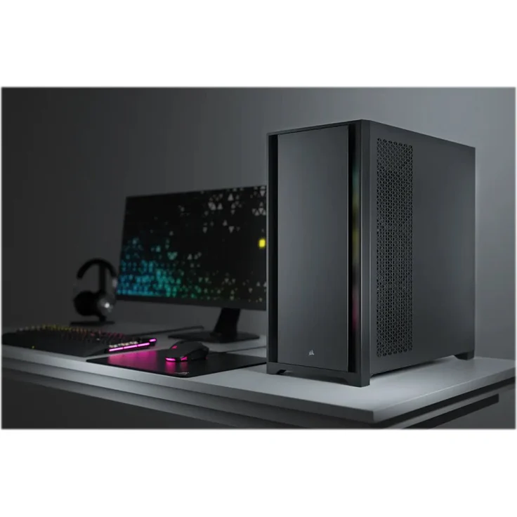 Case Corsair 5000D Tempered Glass Black Mid – Bild 4