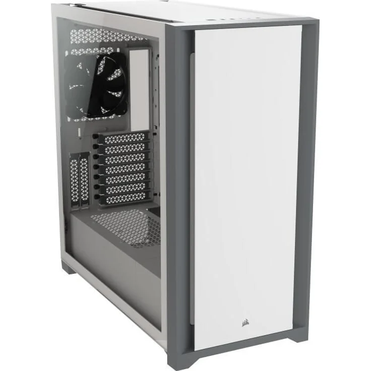 case corsair 5000d tempered glass weiss mid – Bild 1
