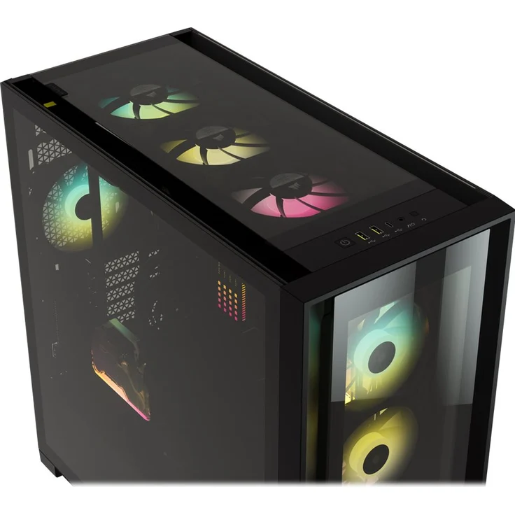 CORSAIR Midi iCUE5000X RGB (Tempered Glass) Black – Bild 10