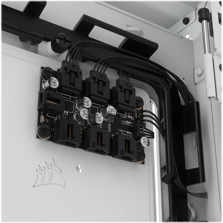 CORSAIR Midi iCUE5000X RGB (Tempered Glass) White – Bild 8