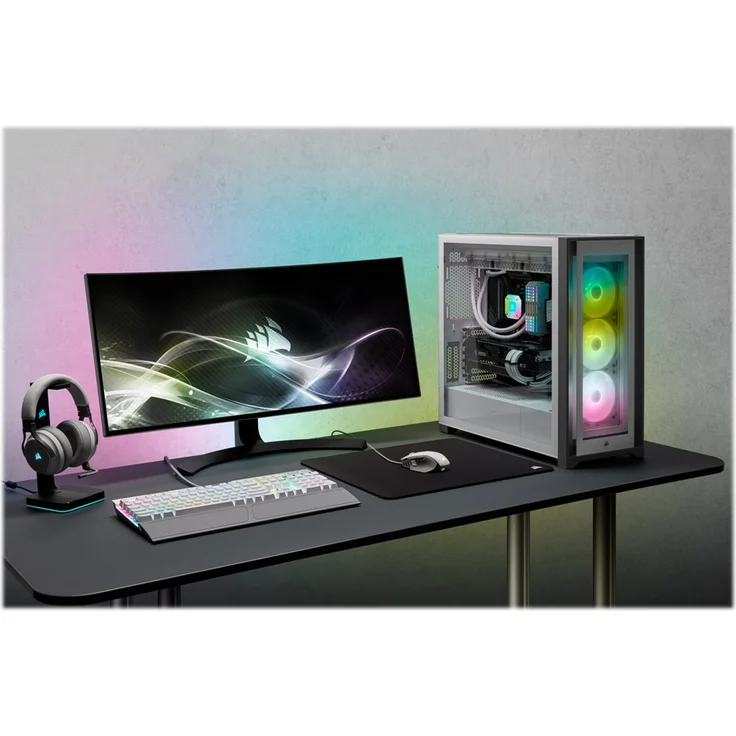 CORSAIR Midi iCUE5000X RGB (Tempered Glass) White – Bild 16