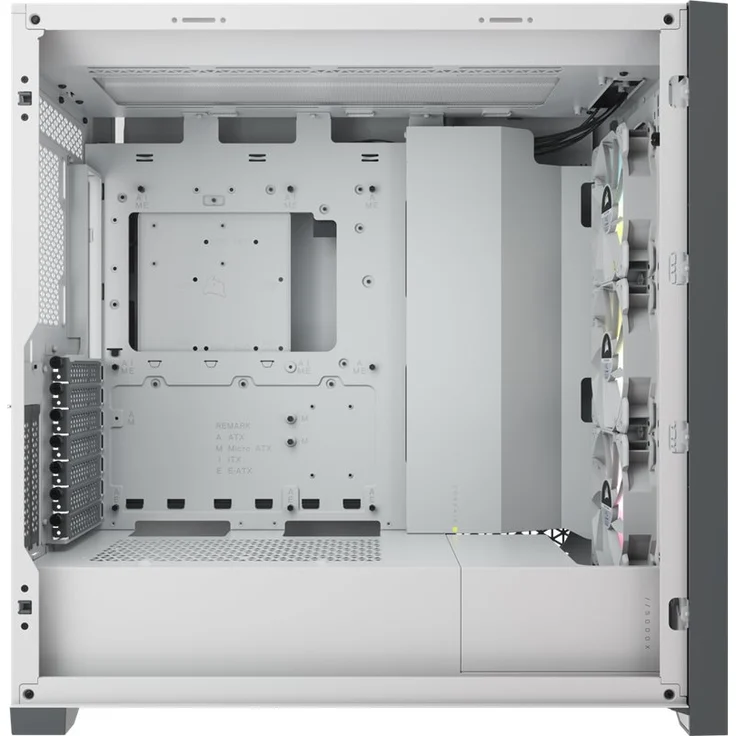 CORSAIR Midi iCUE5000X RGB (Tempered Glass) White – Bild 3