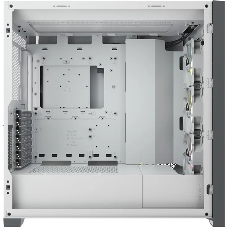 CORSAIR Midi iCUE5000X RGB (Tempered Glass) White – Bild 1