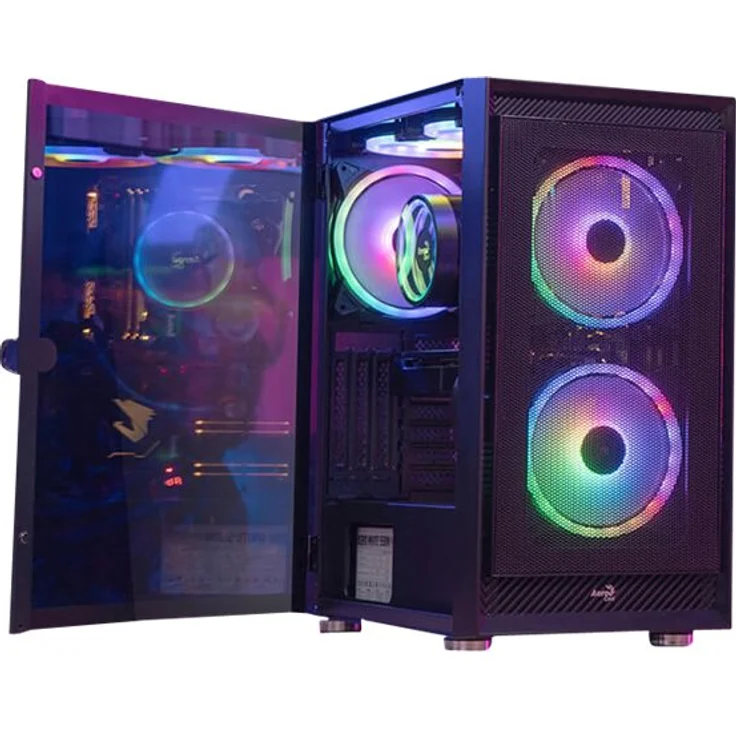 AeroCool Midi Graphite black v1 MicroATX-ATX-MiniITX o.N – Bild 8