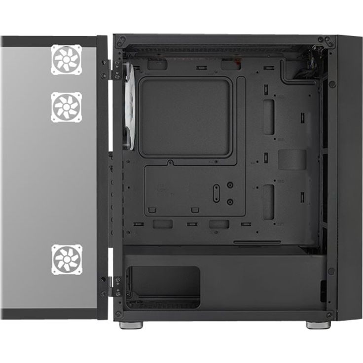 AeroCool Midi Graphite black v1 MicroATX-ATX-MiniITX o.N – Bild 6