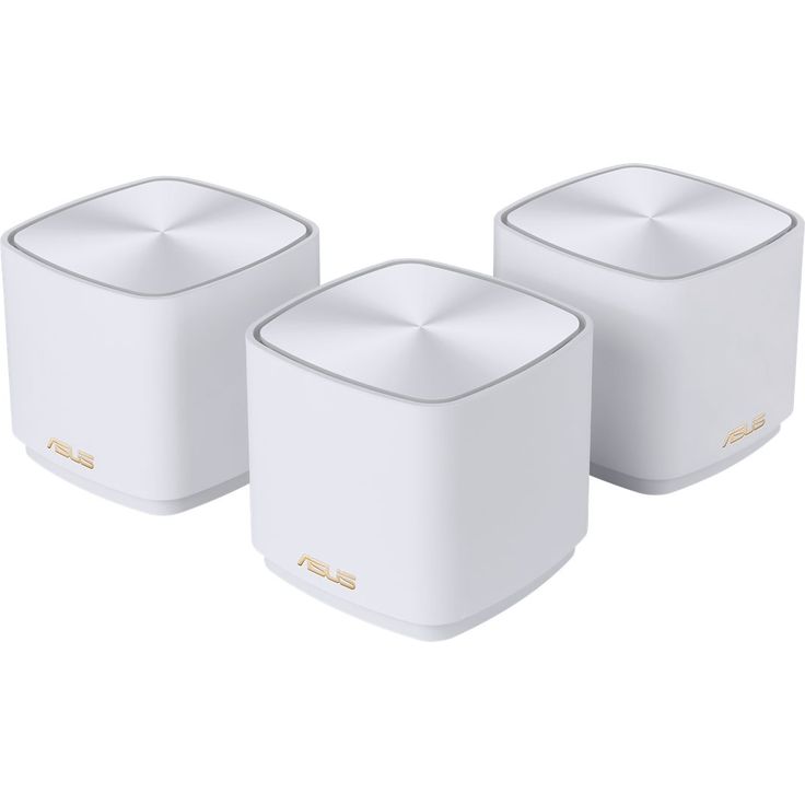 wl-router asus zenWLAN ax mini (xd4) ax1800 3er set weiß – Bild 4
