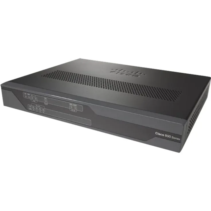 Cisco 887 VDSL-ADSL over POTS Multi-mode Router - Router - DSL-Modem - 4-Port-Switch (C887VA-K9)