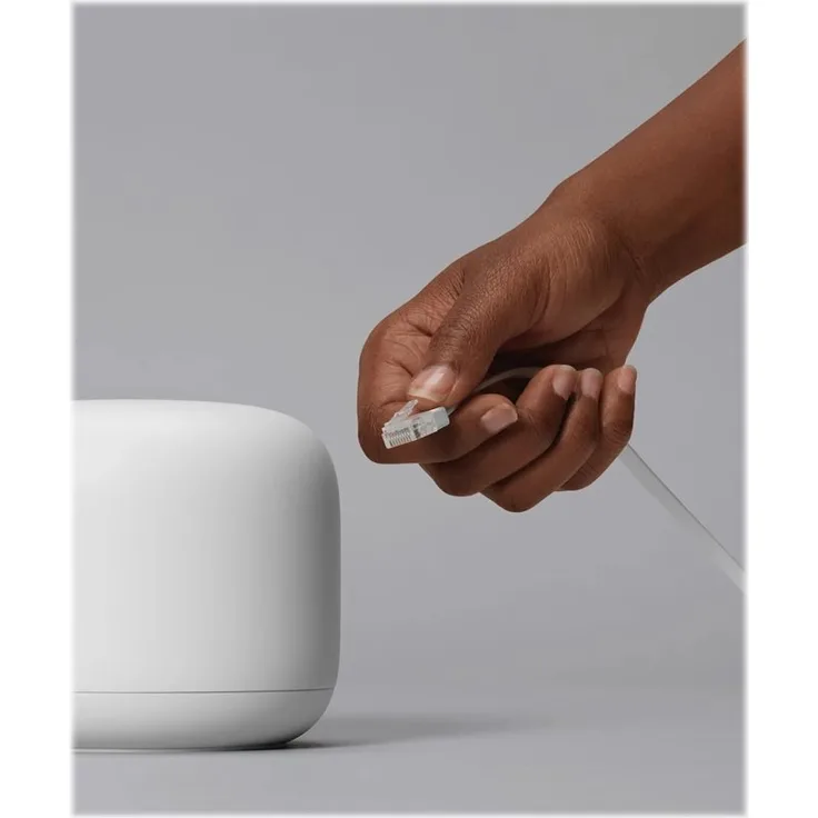 Google Nest Wifi WLAN-Router Dual-Band (2,4 GHz-5 GHz) Gigabit Ethernet Weiß (GA00822-FR)