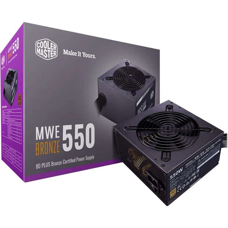 Cooler Master MWE BRONZE V2 550W 80 Plus Bronze – Bild 4