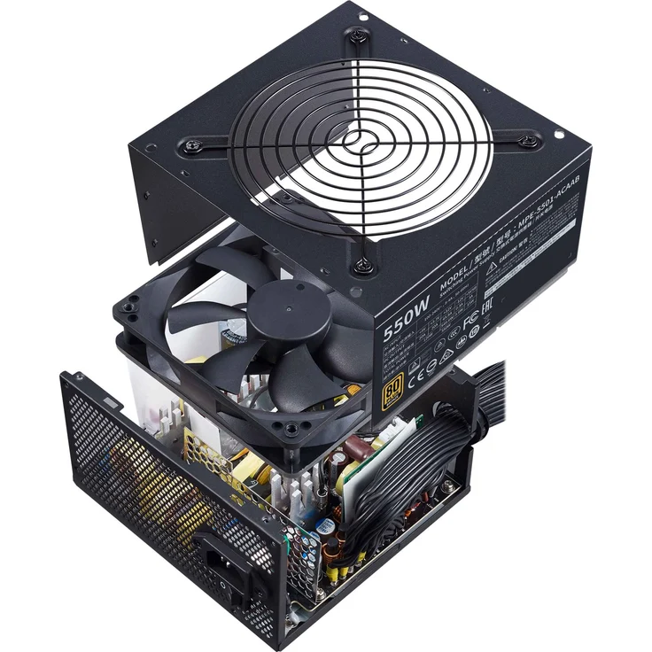 Cooler Master MWE BRONZE V2 550W 80 Plus Bronze – Bild 8