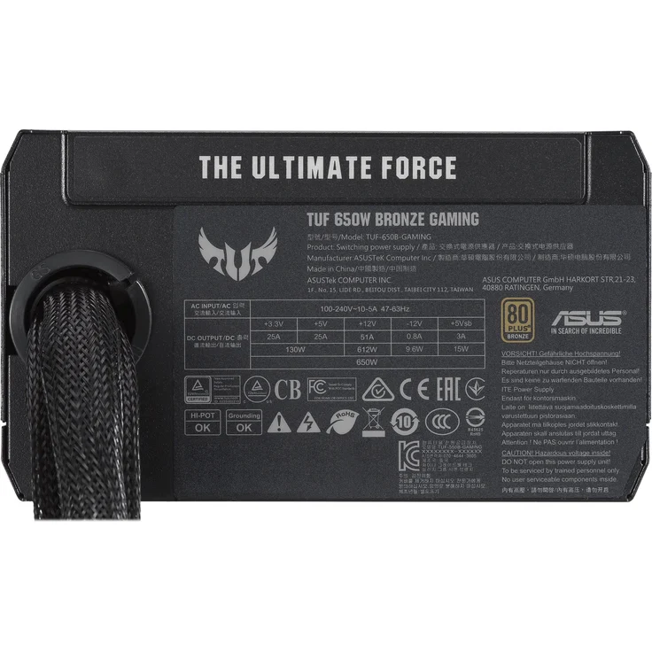 NEZ Asus TUF Gaming 650 W Netzteil – Bild 10