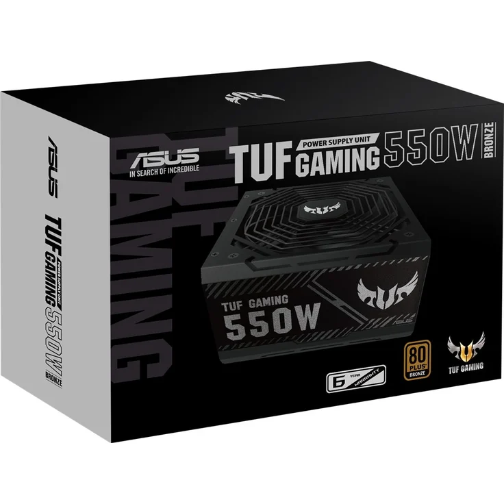 ASUS TUF Gaming 550W Netzteil (80 Plus Bronze, 0db-Technologie, 80cm 8-Pin CPU-Anschluss) – Bild 8