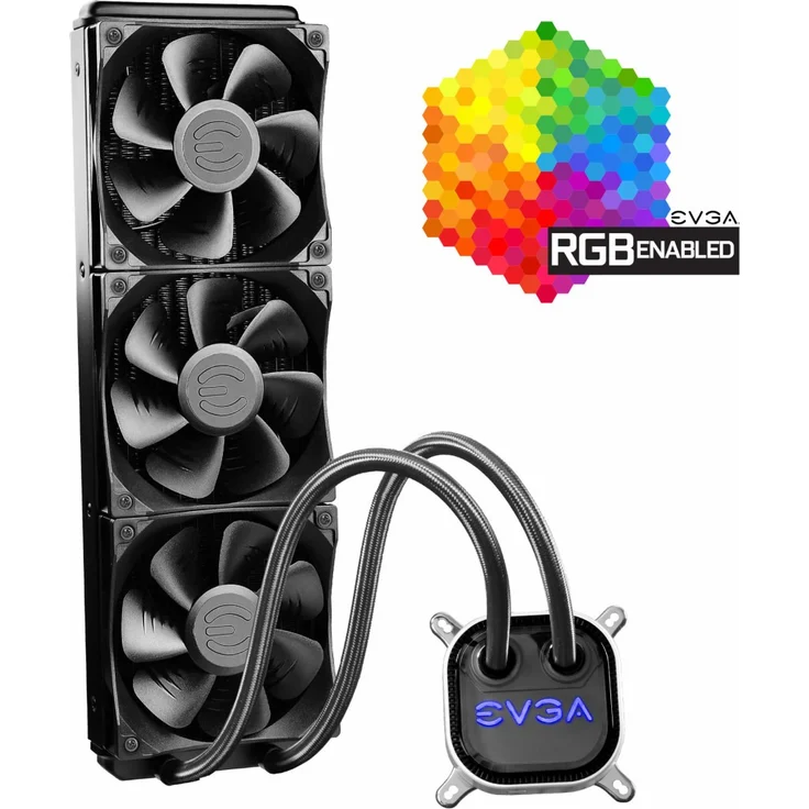 EVGA CLC 360 Liquid Water CPU Cooler RGB LED Cooling – Bild 9