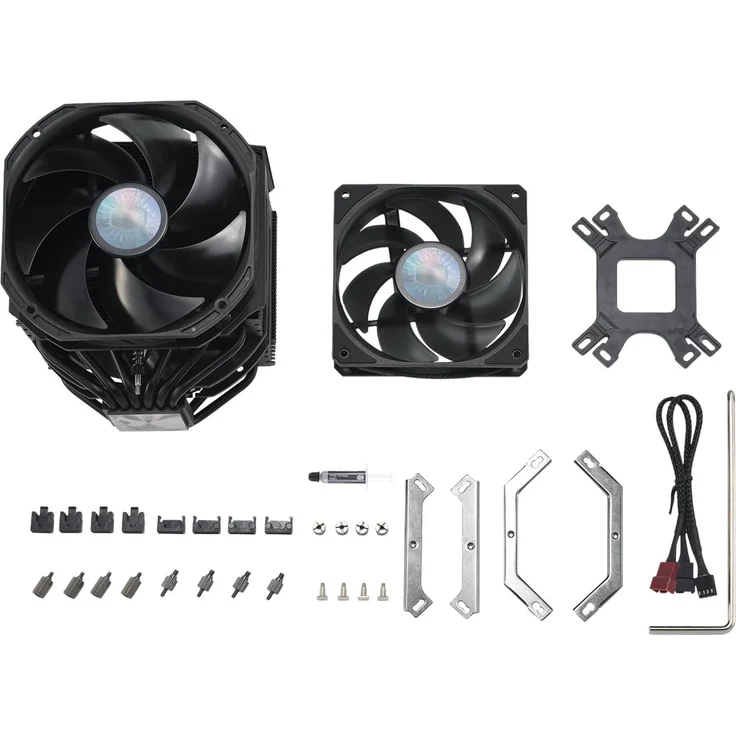 Kühler CoolerMaster MasterAir MA624 Stealth PWM (Dual-Alu) – Bild 15