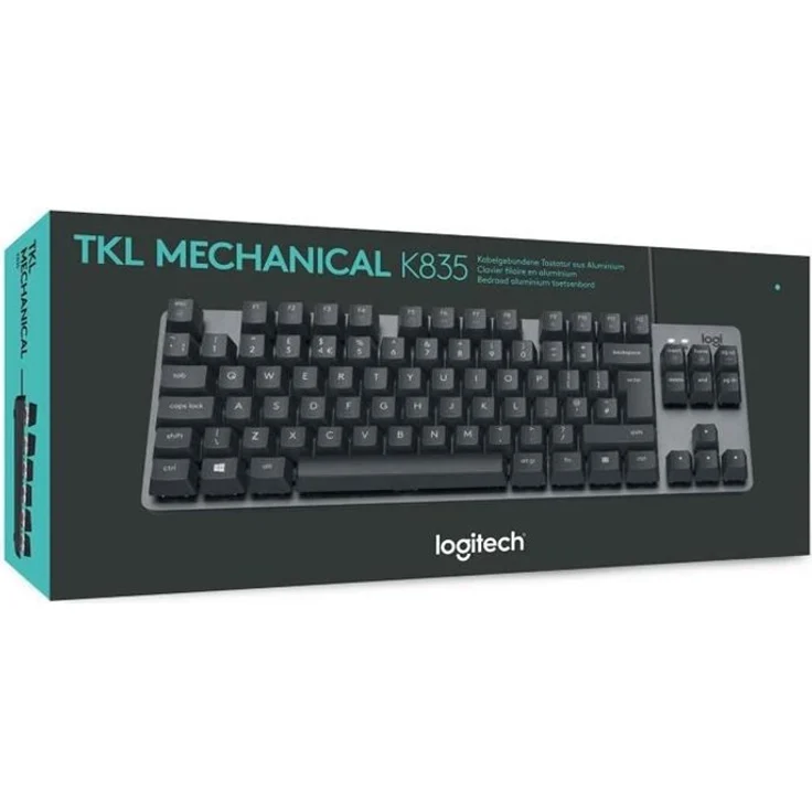 Logitech K835 TKL - Tastatur - USB - TTC Red - Graphit/Schiefergrau (920-010007) Deutsches Tastaturlayout QWERTZ – Bild 3