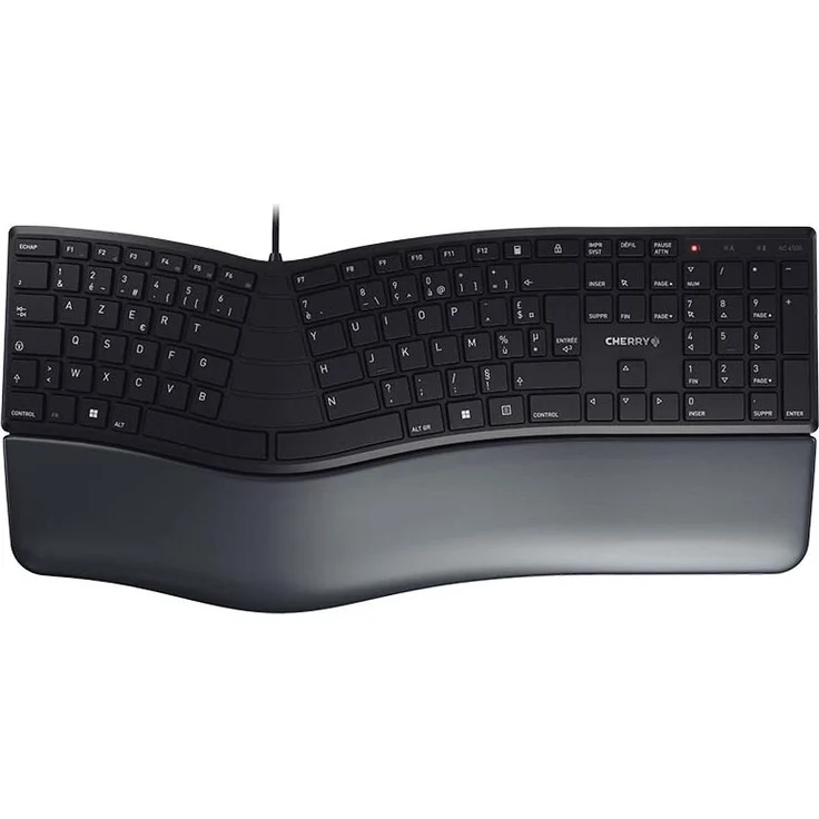 CHERRY KC 4500 ERGO - Tastatur - USB - AZERTY - Französisch - Schwarz (JK-4500FR-2) – Bild 1
