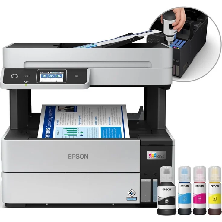 Epson EcoTank ET-5170 4-in-1 Tintenstrahl-Multifunktionsgerät (Drucker, Scanner, Kopierer, Fax) Auflösung: 1200 x 4800, USB, LAN, WLAN, Mobile Print, AirPrint, Wi-Fi Direct, Cloud Print (C11CJ30401) – Bild 13