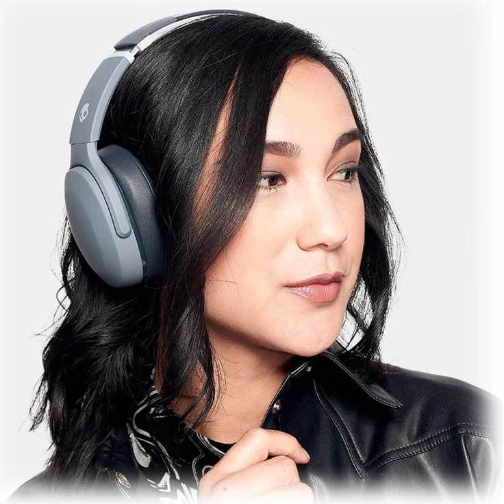 Skullcandy Crusher Evo S6EVW-N744 Over-Ear-Kopfhörer, mit Bluetooth, Mikrofon, grau – Bild 4