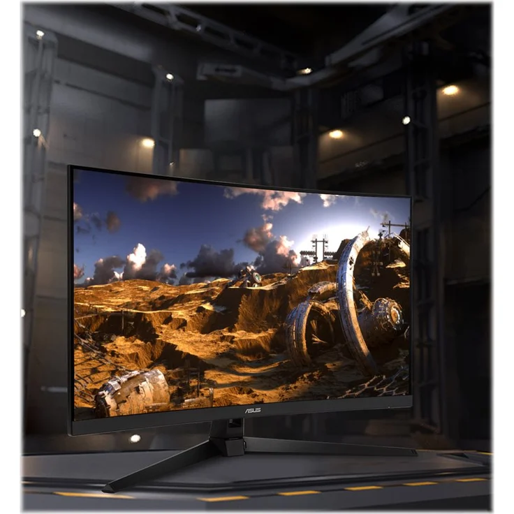 Asus TUF Gaming VG32VQ1BR Curved Gaming Monitor - 31,5 Zoll, QHD (2560 x 1440), VA-Panel, 165Hz, 1ms, 250cd-m² (90LM0661-B02170) – Bild 7