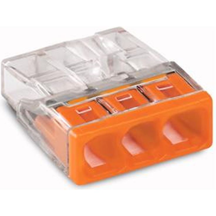 WAGO 2273-0203 COMPACT Verbindungsdosenklemme, 3 Fach, orange - Inhalt: 100 Stück – Bild 6