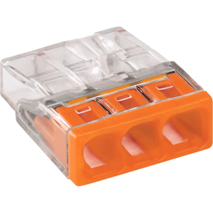 WAGO 2273-0203 COMPACT Verbindungsdosenklemme, 3 Fach, orange - Inhalt: 100 Stück – Bild 9
