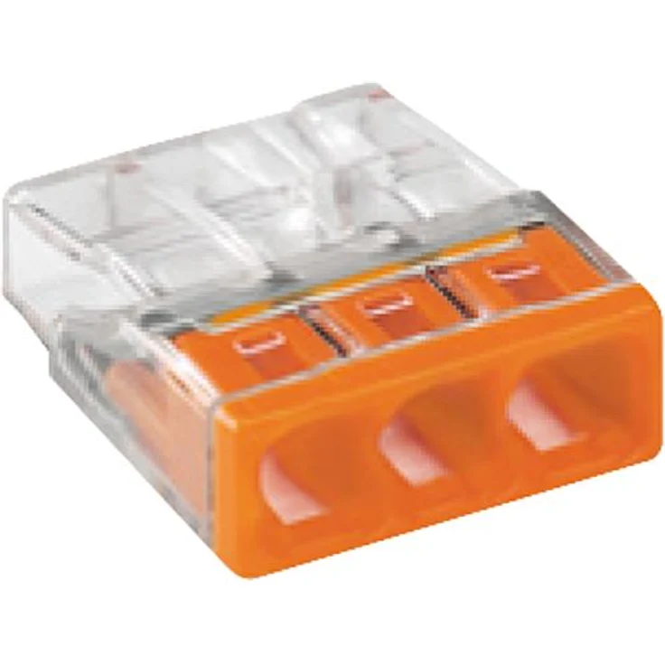 WAGO 2273-0203 COMPACT Verbindungsdosenklemme, 3 Fach, orange - Inhalt: 100 Stück – Bild 8