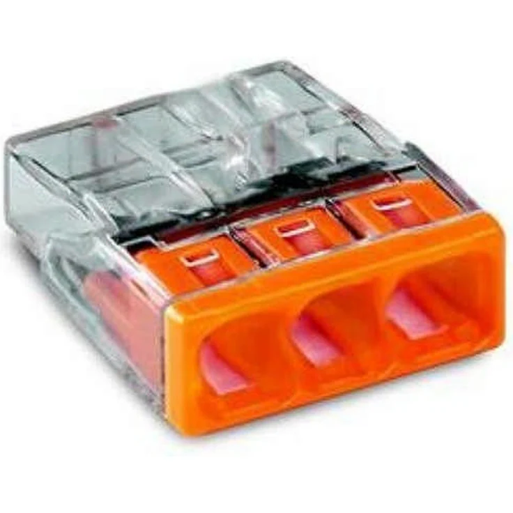 WAGO 2273-0203 COMPACT Verbindungsdosenklemme, 3 Fach, orange - Inhalt: 100 Stück – Bild 5