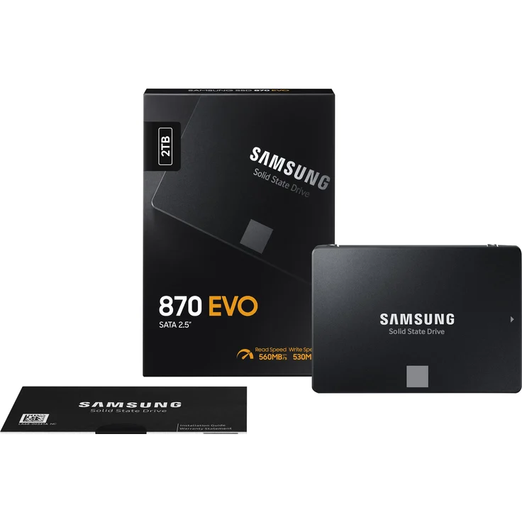 Samsung 870 EVO 2000 GB Schwarz ( MZ-77E2T0B/EU ) – Bild 8