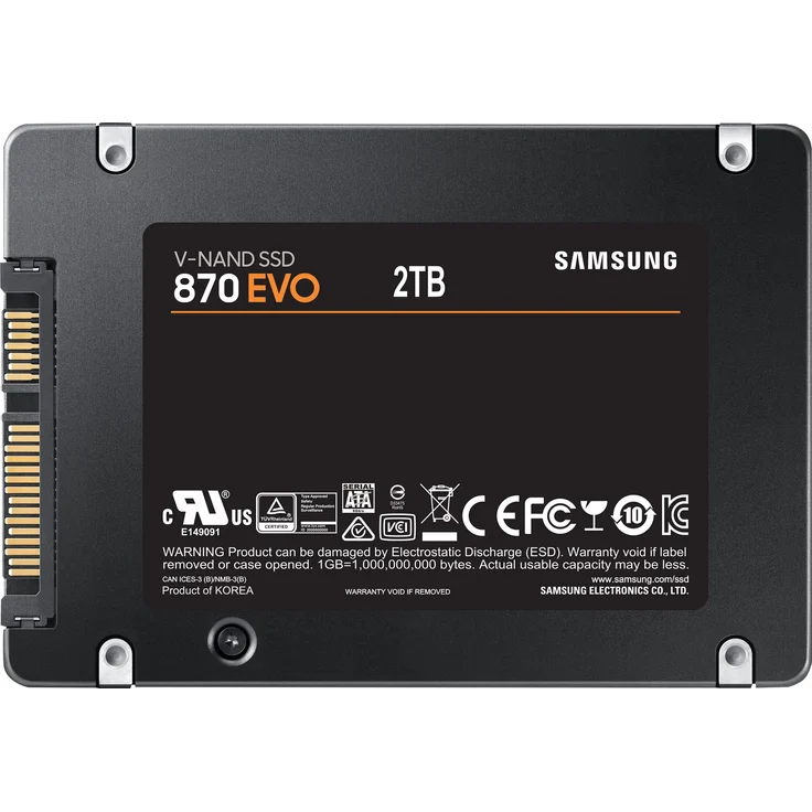 Samsung 870 EVO 2000 GB Schwarz ( MZ-77E2T0B/EU ) – Bild 6