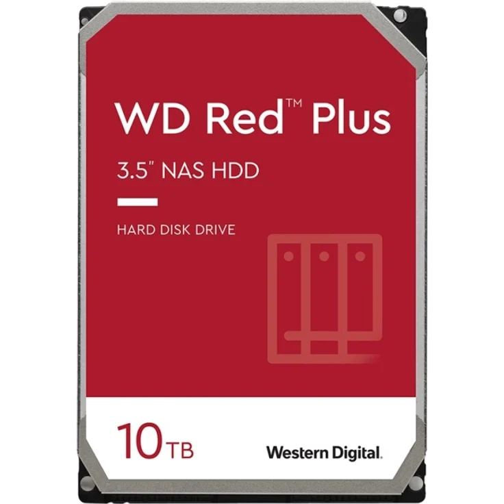 WD Red Plus NAS Hard Drive WD101EFBX - Festplatte - 10 TB - intern - 3.5 Zoll (8.9 cm) - SATA 6Gb/s - 7200 rpm - Puffer: 256 MB (WD101EFBX) – Bild 3