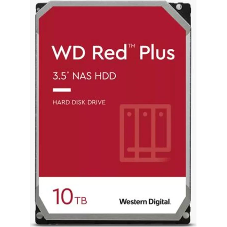 WD Red Plus NAS Hard Drive WD101EFBX - Festplatte - 10 TB - intern - 3.5 Zoll (8.9 cm) - SATA 6Gb/s - 7200 rpm - Puffer: 256 MB (WD101EFBX) – Bild 9