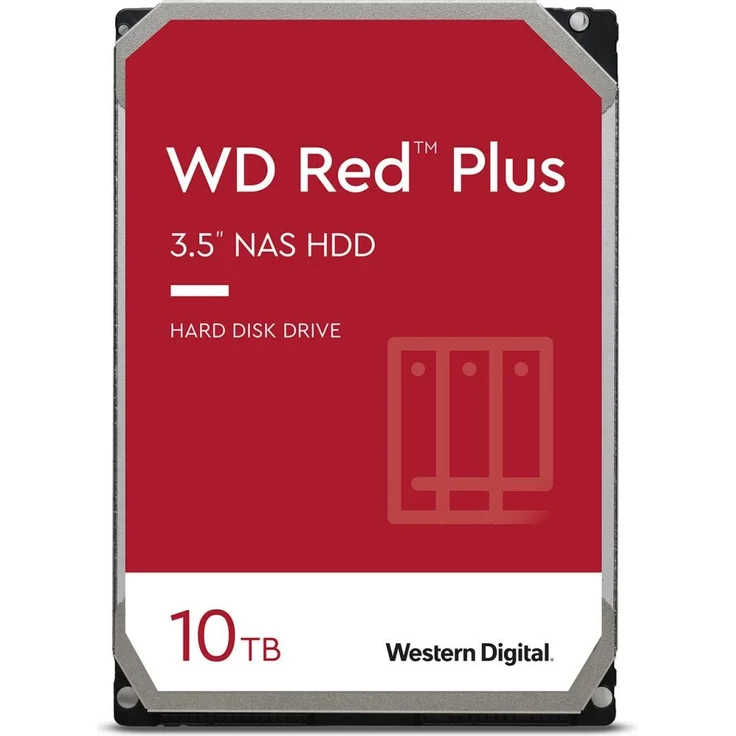 WD Red Plus NAS Hard Drive WD101EFBX - Festplatte - 10 TB - intern - 3.5 Zoll (8.9 cm) - SATA 6Gb/s - 7200 rpm - Puffer: 256 MB (WD101EFBX) – Bild 4