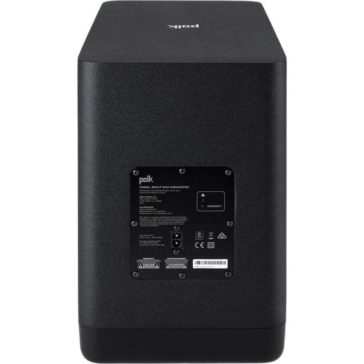 Polk Audio React Sub, Subwoofer, schwarz – Bild 2